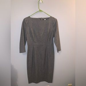 Banana Republic Gray Professional Sheath Dress
